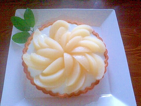 白桃のムースケーキ